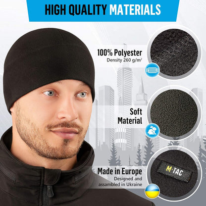 Fleece Watch Cap - Army Military Tactical Beanie Hat Winter Skull Cap