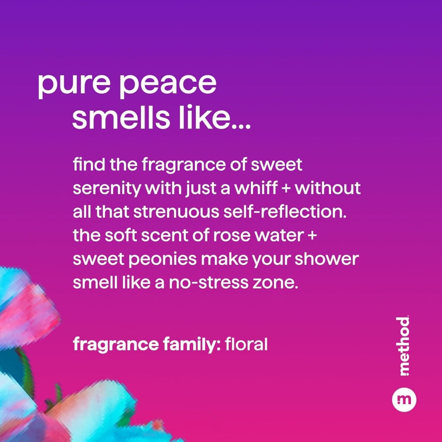 Volumizing Conditioner, Pure Peace with Rose, Peony, and Pink Sea Salt Scent Notes, Paraben and Sulfate Free, 13.5 Oz (Pack of 1)