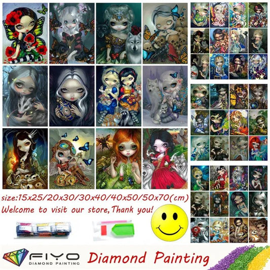Diamond Painting Kits for Adults, DIY Full Round Drill Diamond Art Diamond Painting By Numbers Kits Arts and Crafts for Home Wall Decor - WORLD TIME VISITS