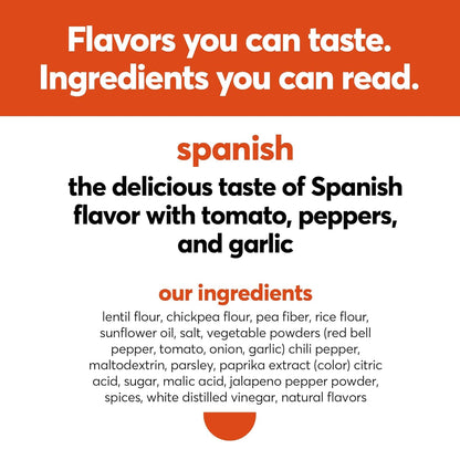 ' - Spanish (7Oz. Pack of 1) - Made from Vegetables - High Protein, Vegan, Non GMO, Gluten Free - WORLD TIME VISITS